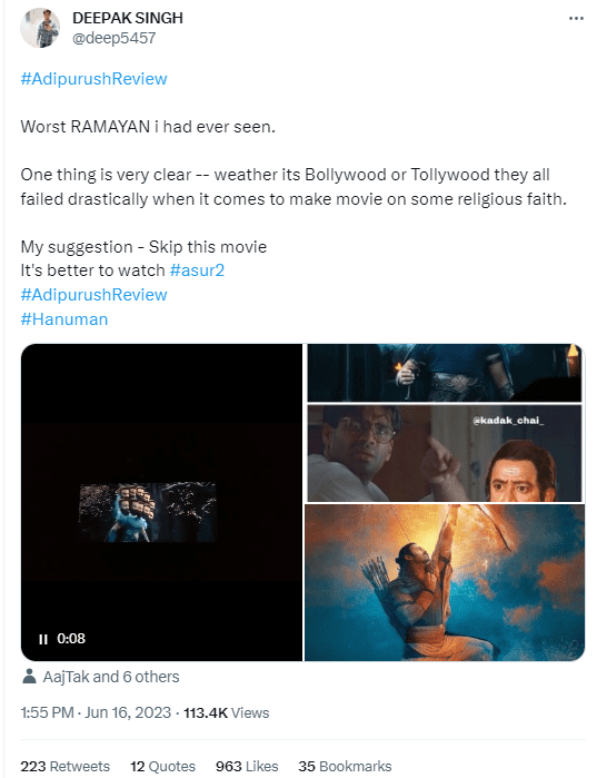 Adipurush - An Act of Shameful and Pathetic Adaptation of Ramayana (Lord Ram's Journey) 5 Screenshot 11