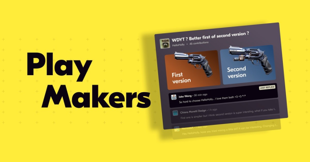 PlayMakers raises $1.5M for user-generated content for games 2 playmakers